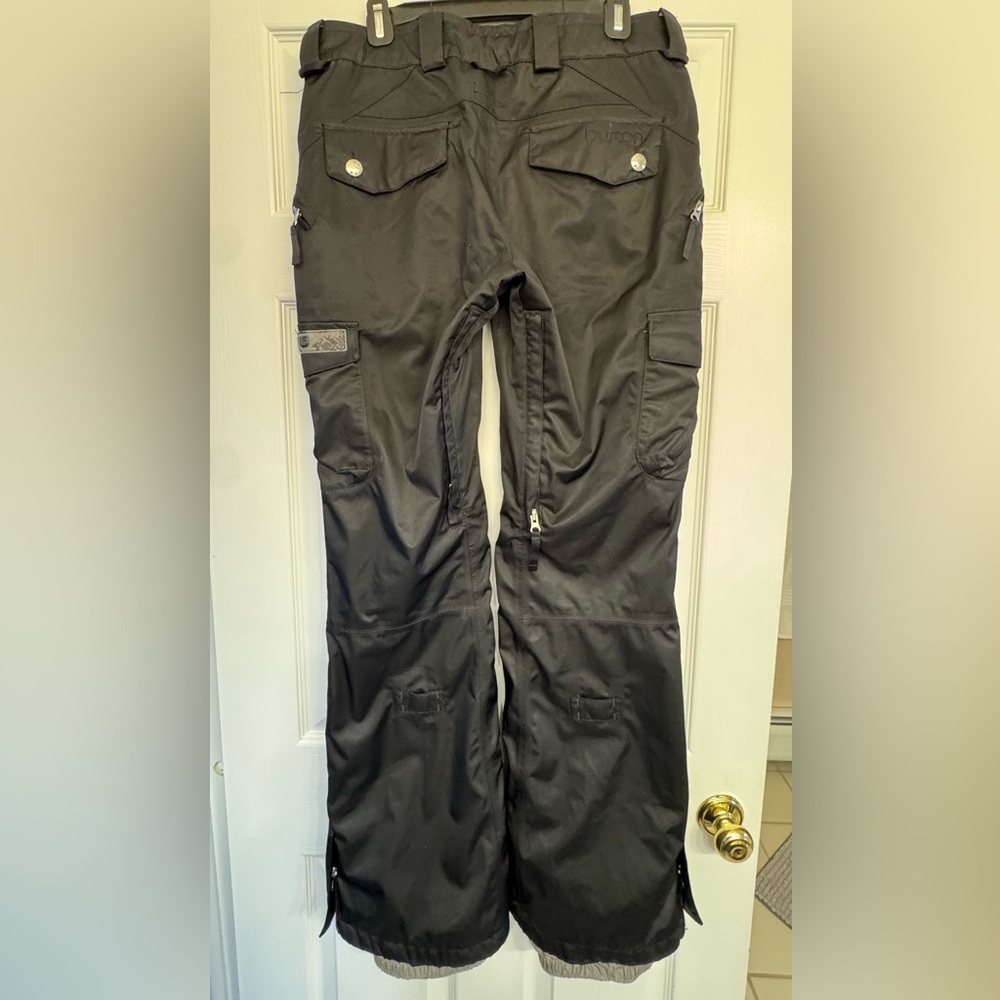 Burton Women’s Snowboard Pants- Medium Tall Black Cargo